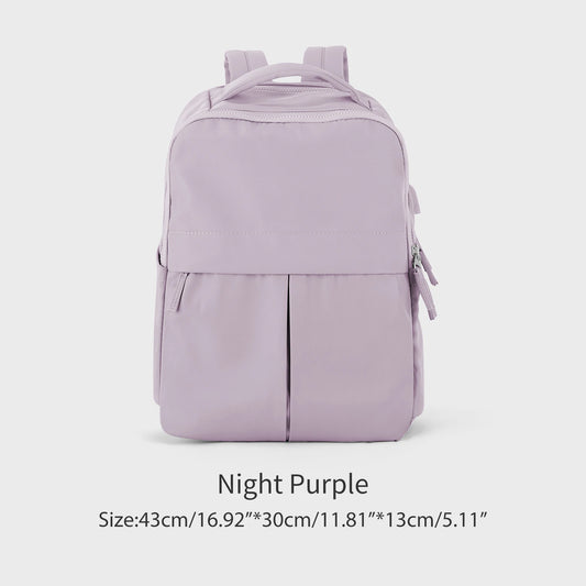 Fewchor Women's 15.6'' Laptop Backpack - College Work Travel Business Bag with USB