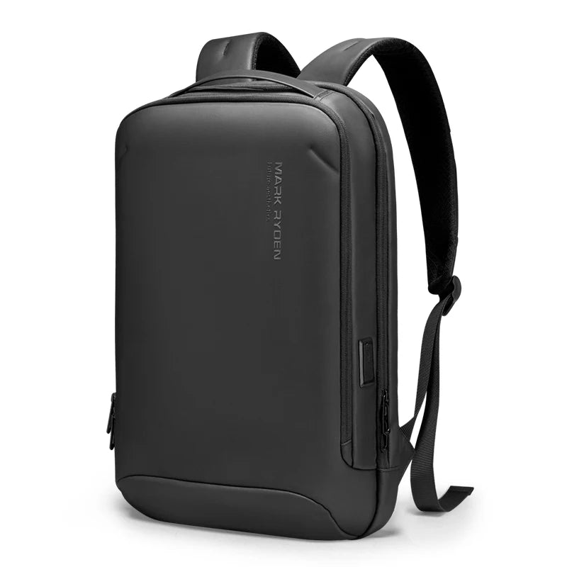 MARK RYDEN Business Laptop Backpack - Hard Shell Front Panel, Minimalist Design (15.6")