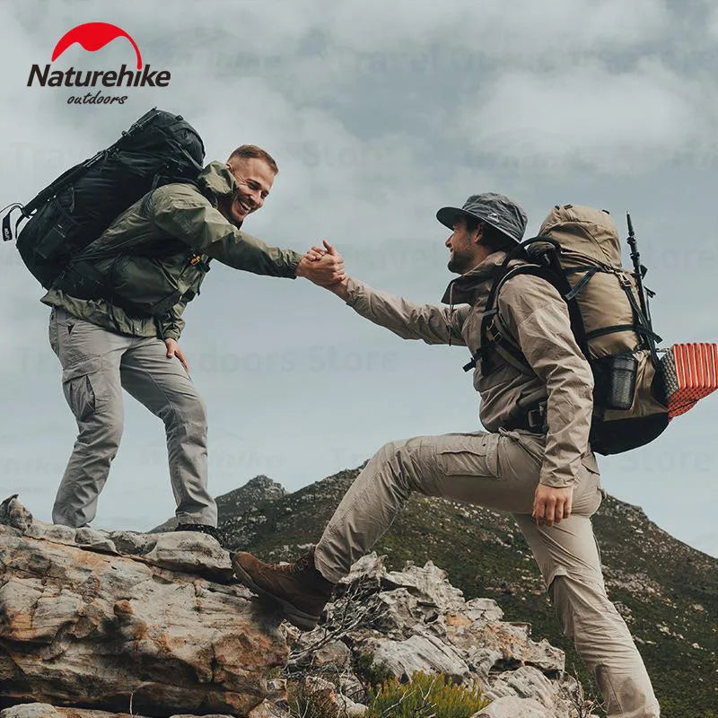 Naturehike 70L+5L Hiking Backpack - Waterproof Mountaineering Pack with Rain Cover