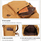 Vintage Leather Canvas Backpack