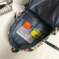 Graffiti Print Nylon Backpack