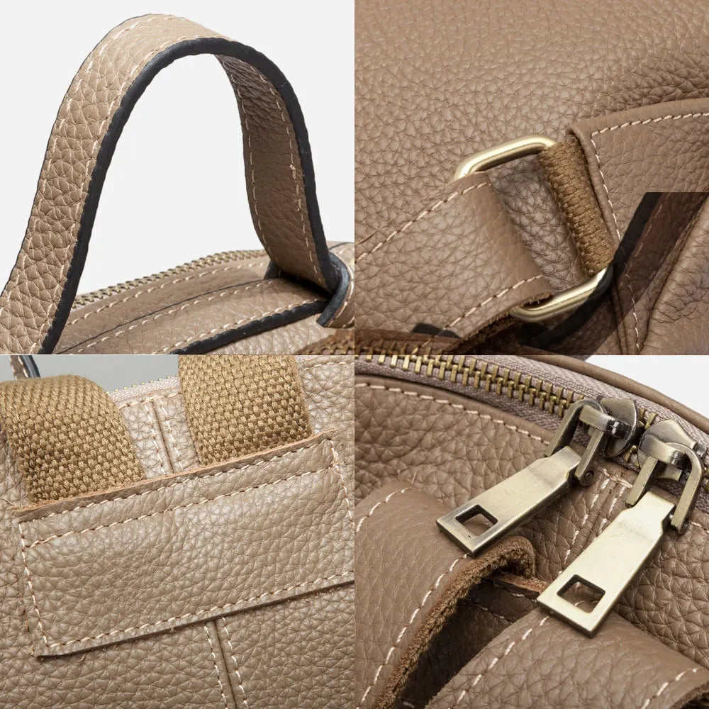 STACEYO Men's Small Fashion Backpack - Waterproof Canvas Designer Shoulder Bag