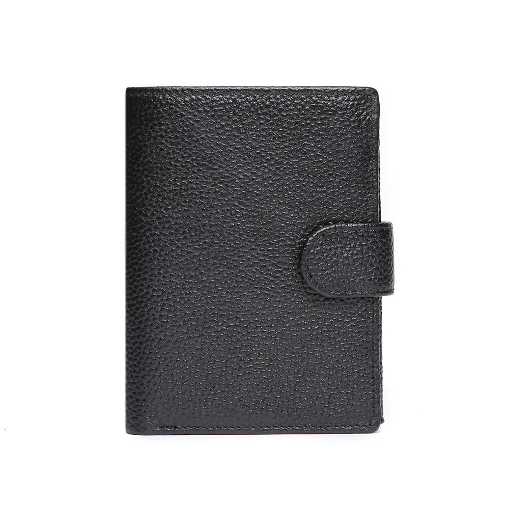 JOGUJOS Crazy Horse Leather Men's RFID Wallet Travel Organizer