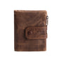 JOGUJOS Crazy Horse Leather Men's RFID Wallet Travel Organizer