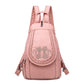 LANYIBAIGE Soft Washed Leather Backpack - Cute Small School Bag for Girls