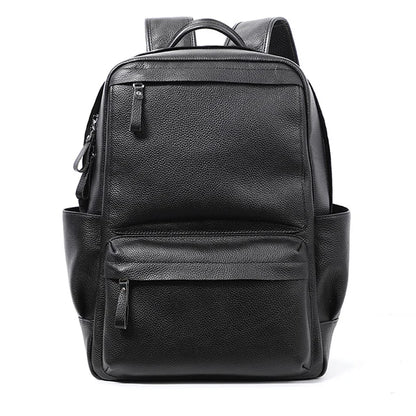 Genuine Leather Laptop Backpack for Men