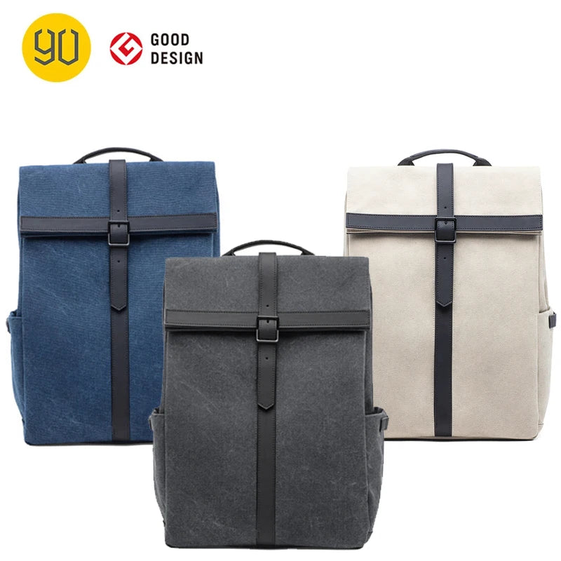 90 NINETYGO Oxford Backpack - British Style 15.6" Laptop Bag for Men & Women