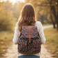 Women's Floral Canvas Backpack