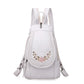 LANYIBAIGE Soft Washed Leather Backpack - Cute Small School Bag for Girls