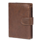 JOGUJOS Crazy Horse Leather Men's RFID Wallet Travel Organizer