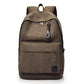 Canvas Laptop Backpack - Large Vintage School Travel Rucksack with USB