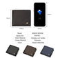 BISON DENIM Genuine Leather RFID Bifold Wallet with Coin Purse