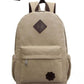 Canvas Laptop Backpack - Large Vintage School Travel Rucksack with USB