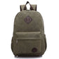 Canvas Laptop Backpack - Large Vintage School Travel Rucksack with USB