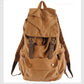 Vintage Leather Canvas Backpack