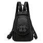 LANYIBAIGE Soft Washed Leather Backpack - Cute Small School Bag for Girls