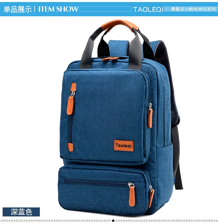 Canvas Travel Backpack for Men and Women