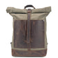 Canvas and Leather Travel Backpack