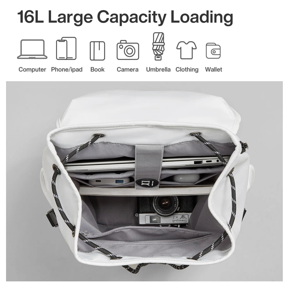 Mixi 17-Inch Waterproof Laptop Backpack - Lightweight Travel Rucksack for College & Work