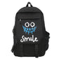 Preppy Nylon Backpack - Kawaii Large School Bag Double Handle