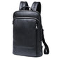 Genuine Leather Business Backpack with USB Charging