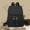 Fashion Mini Backpack - Vintage Solid Color Shoulder Bag for Women