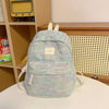 Gradient Color School Backpack - Large Capacity Student Rucksack for Girls
