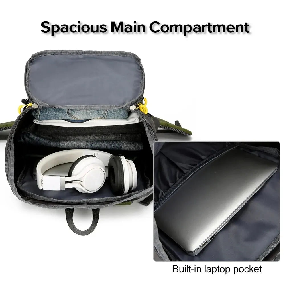 Rilibegan 50L Multifunctional Hiking Backpack - Outdoor Climbing Fishing Pack