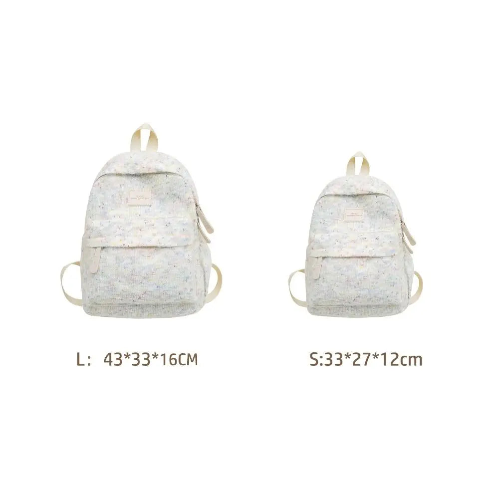 Gradient Color School Backpack - Large Capacity Student Rucksack for Girls