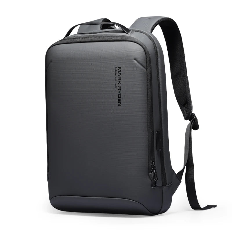 MARK RYDEN Business Laptop Backpack - Hard Shell Front Panel, Minimalist Design (15.6")