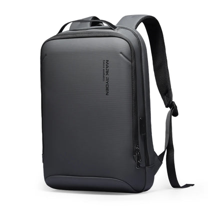 MARK RYDEN Business Laptop Backpack - Hard Shell Front Panel, Minimalist Design (15.6")