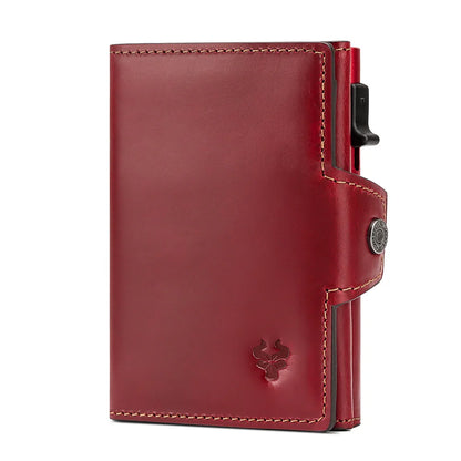 HUMERPAUL Smart Pop-Up RFID Card Wallet with Coin Purse