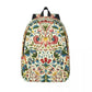William Morris Tree of Life Canvas Backpack - Floral Art 15 Inch Laptop Bag