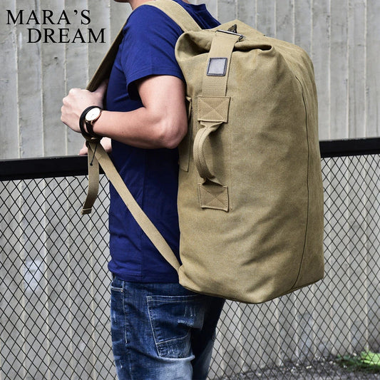 Mara's Dream Tactical Military Backpack - Large Canvas Travel Climbing Bag