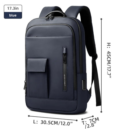 Heroic Knight 15.6"/17" Laptop Backpack - USB Charging Waterproof Business Bag