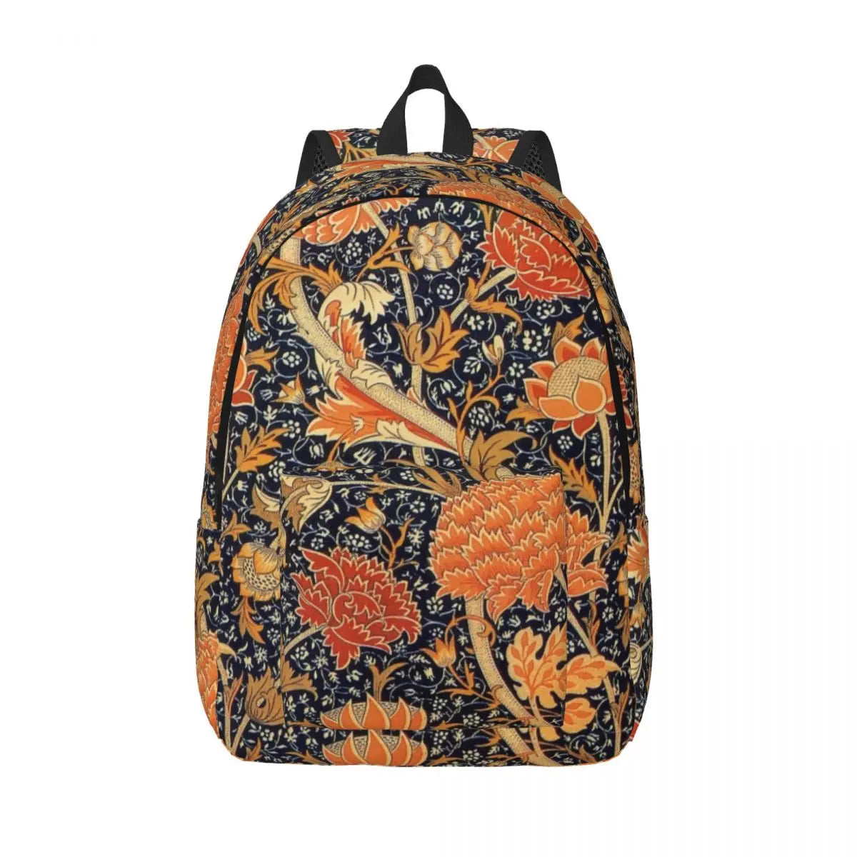 William Morris Tree of Life Canvas Backpack - Floral Art 15 Inch Laptop Bag