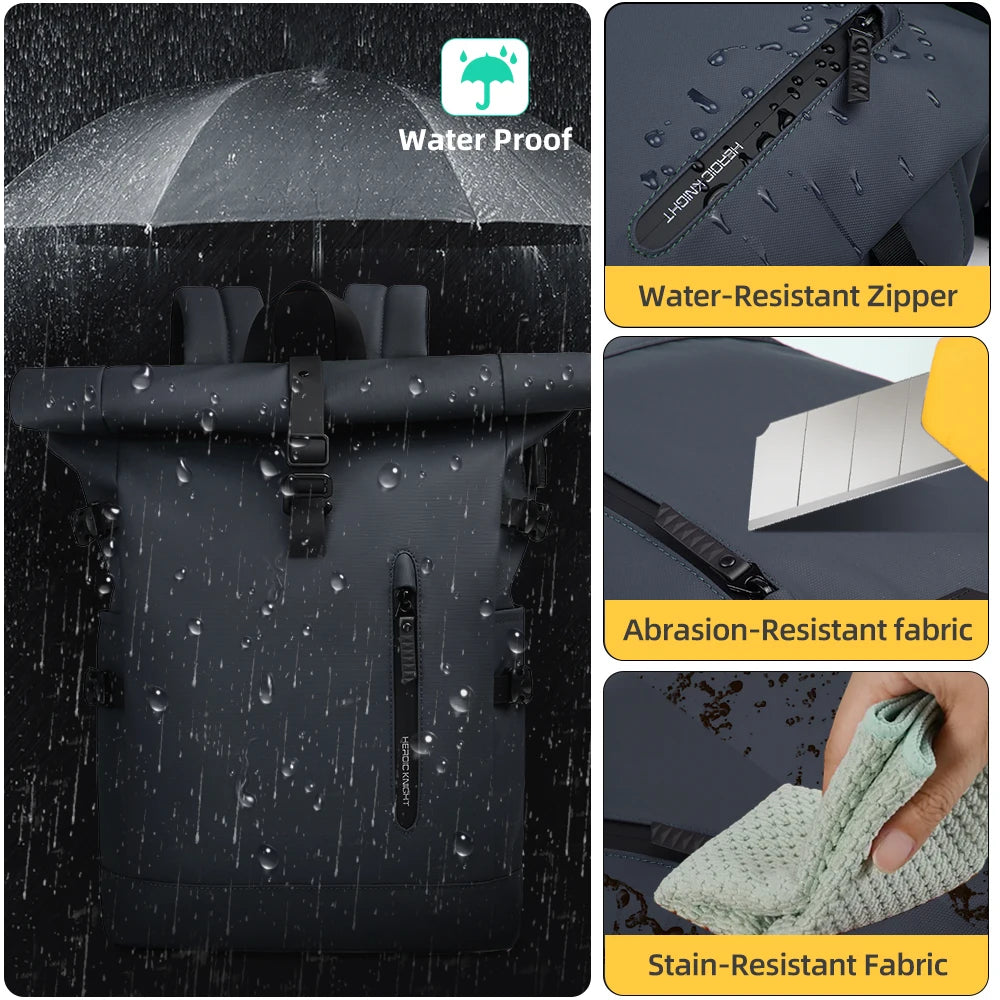 Large Laptop Backpack with USB Port and Anti-Theft Design