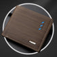 Men's Striped Leather Wallet with Multi-Function Card Holder