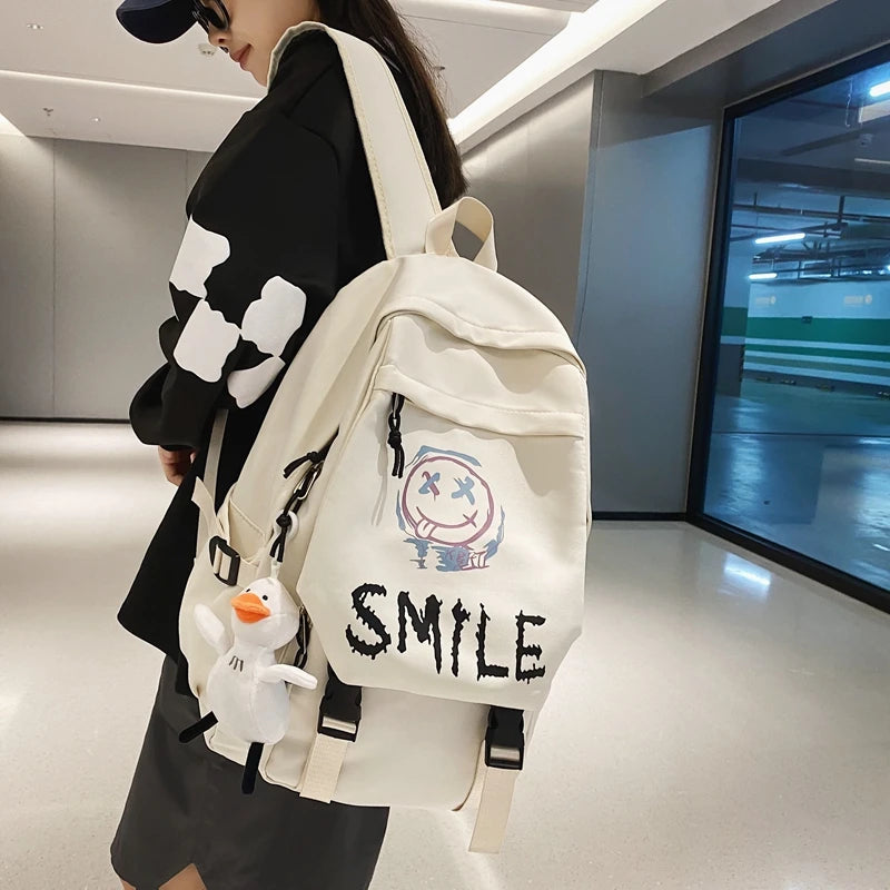 Waterproof Cartoon Pattern School Backpack