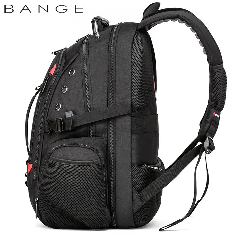 45L Travel Backpack with USB Charging Port - 15.6" Laptop Backpack with Anti-Theft Design