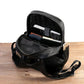 Genuine Leather Laptop Backpack for Men