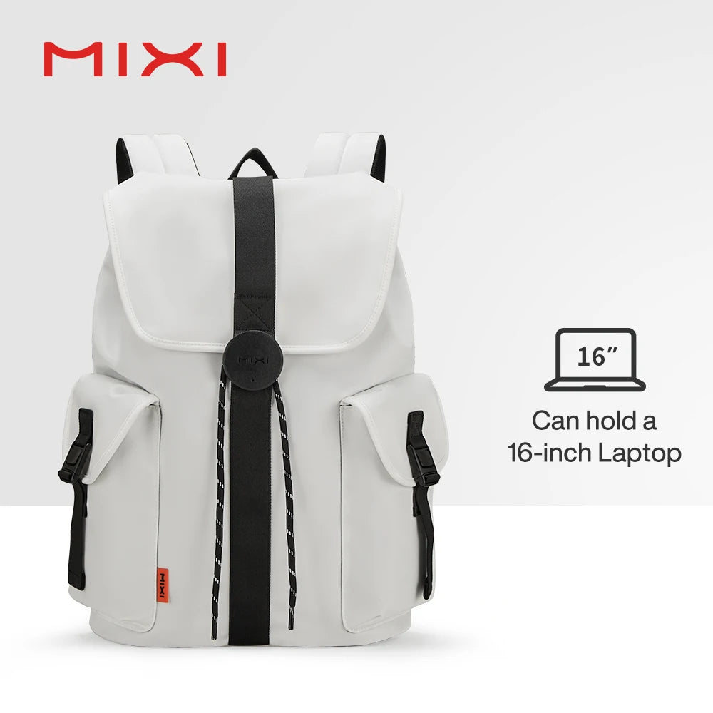 Mixi 17-Inch Waterproof Laptop Backpack - Lightweight Travel Rucksack for College & Work