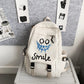 Preppy Nylon Backpack - Kawaii Large School Bag Double Handle