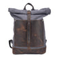 Canvas and Leather Travel Backpack