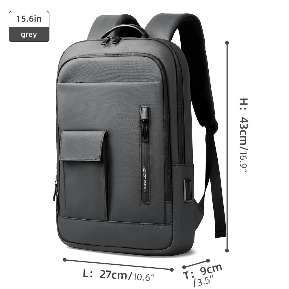 Heroic Knight 15.6"/17" Laptop Backpack - USB Charging Waterproof Business Bag