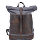 Canvas and Leather Travel Backpack