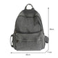 YIYUEQIANLI Gray Denim Backpack - Leisure Travel Fashion Schoolbag