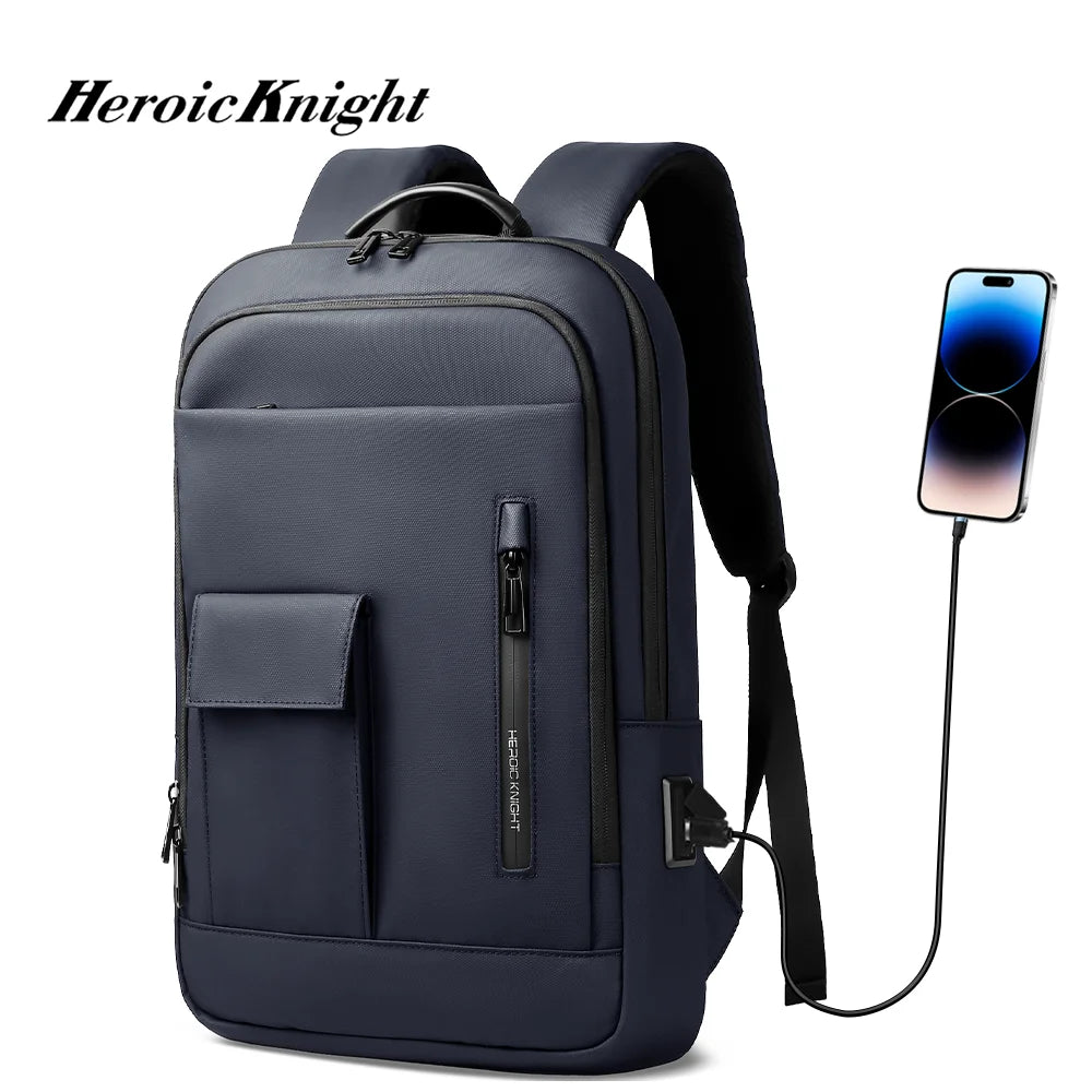 Heroic Knight 15.6"/17" Laptop Backpack - USB Charging Waterproof Business Bag