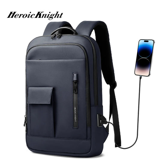 Heroic Knight 15.6"/17" Laptop Backpack - USB Charging Waterproof Business Bag