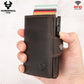 HUMERPAUL Smart Pop-Up RFID Card Wallet with Coin Purse